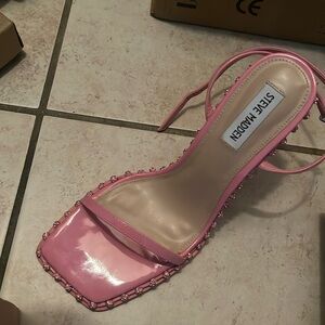Pink Steven Maden with rhinestones